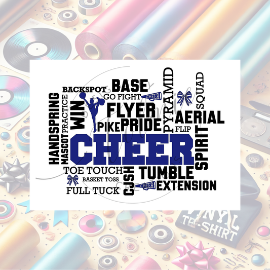 💙 Clinton Cougar Cheer Gear – Spirit Wear T-Shirts & Hoodies 🐾