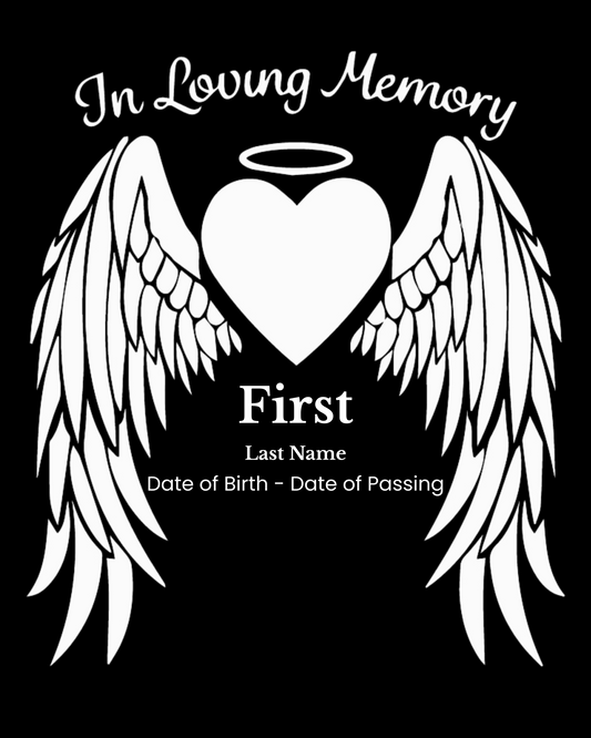 Memorial Shirts – Custom Made Hoodie