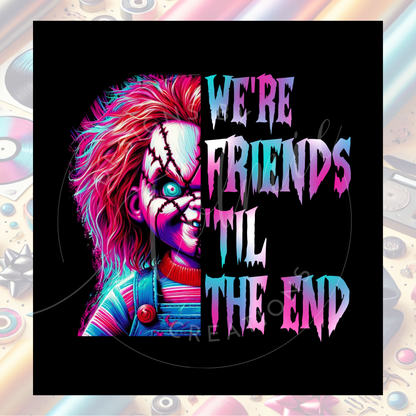 🎃 Classic Halloween Villains T-Shirt – IT, Chucky, Michael Myers, Freddy & Jason 👻