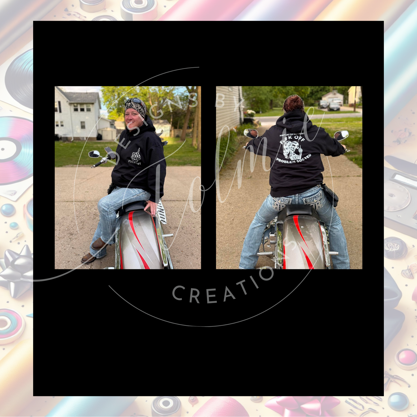 🔥 “Don’t Like the Way I Ride? F*ck Off. Problem Solved.” Hoodie 🔥
