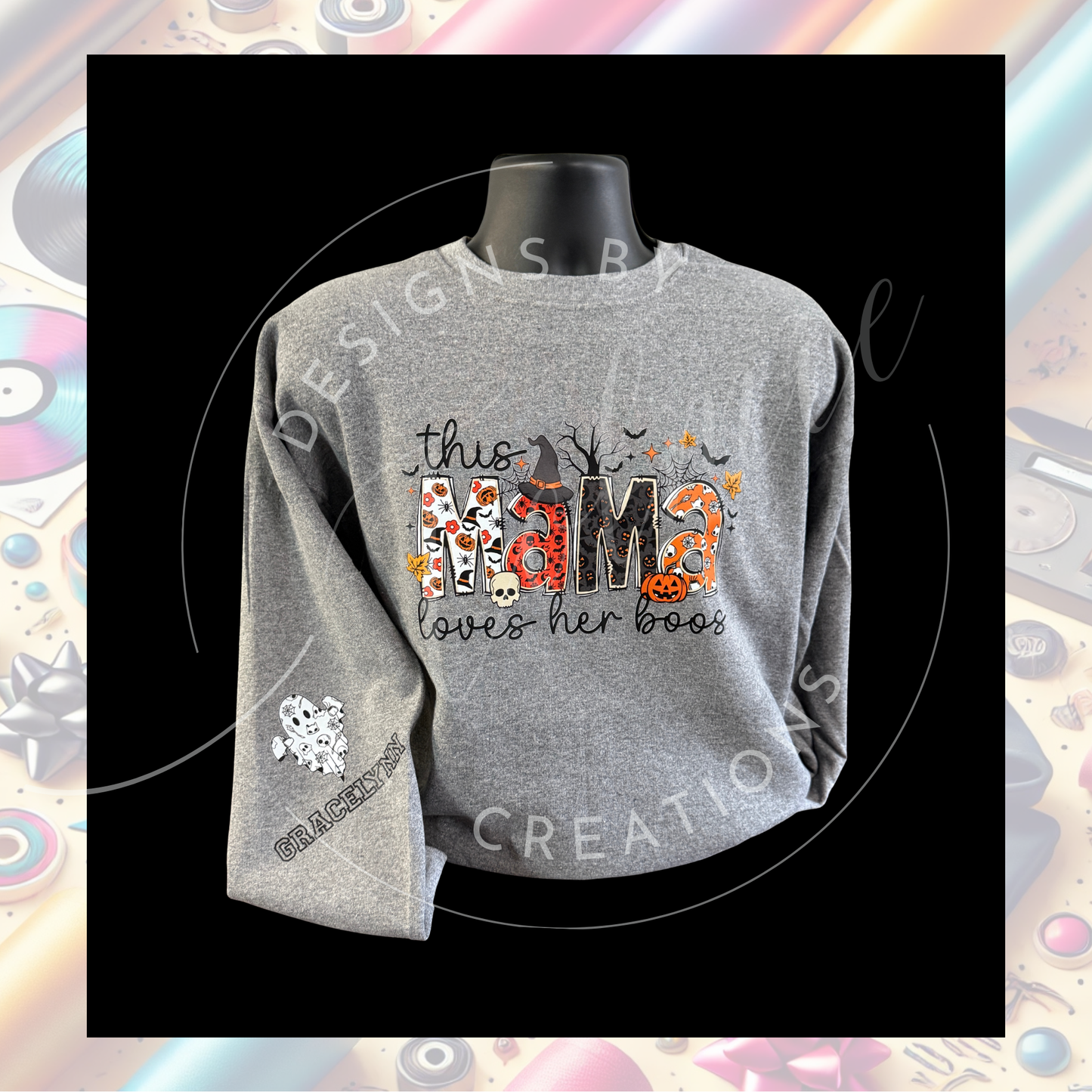 👻 Mama Loves Her Boos & Auntie Loves Her Boos – Custom Fall Hoodies